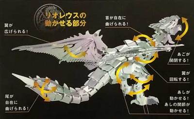 学研 教材 工作メタルキット モンスターハンターメタル リオレウス